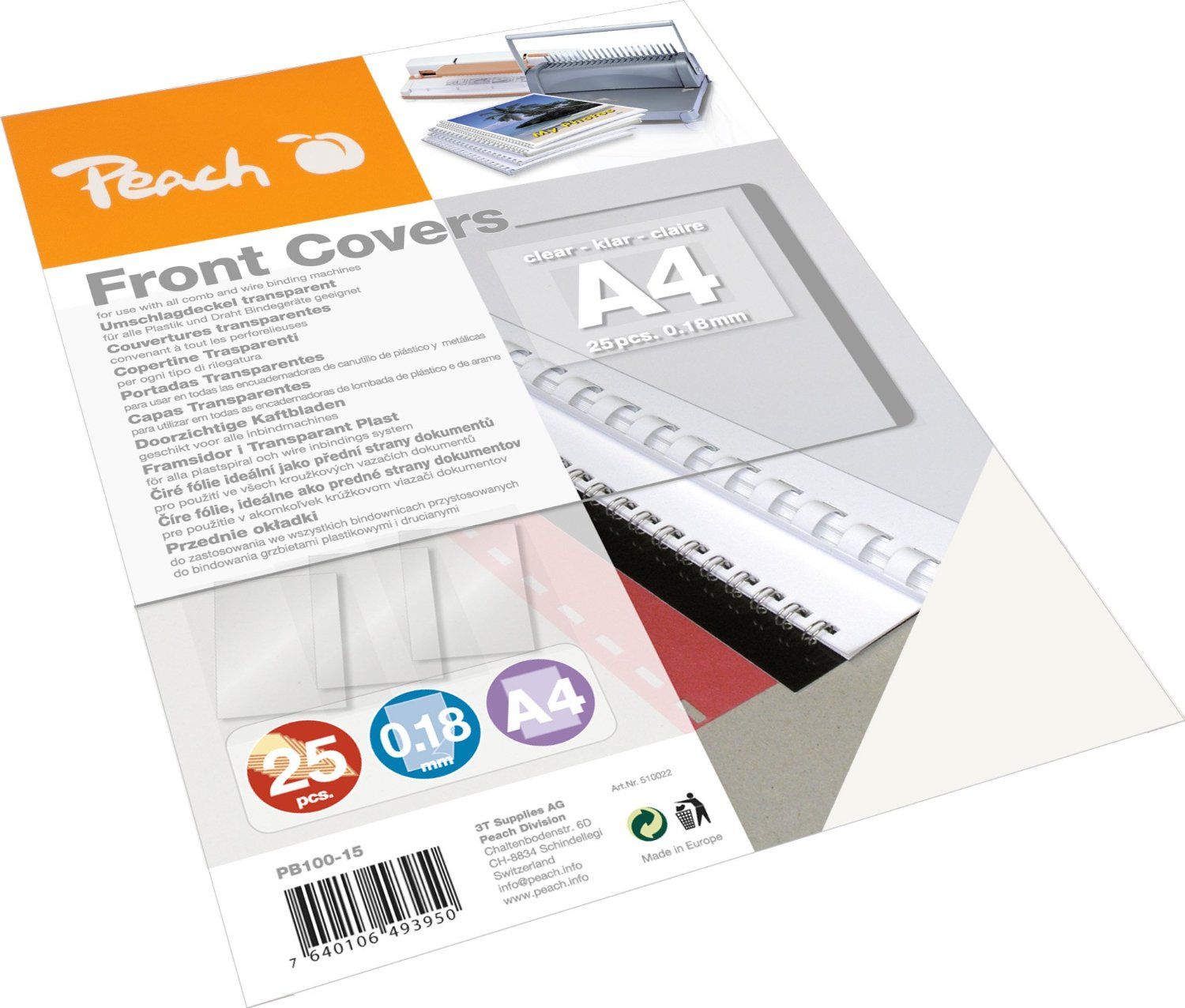 Brevpapper + PEACH + PB100-15