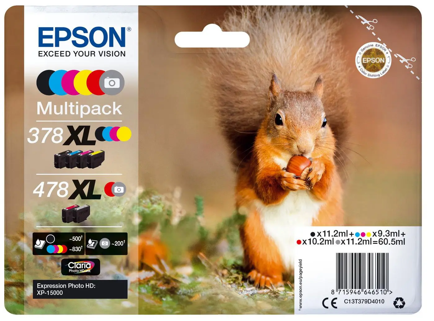 Druckertinten + Epson + C13T379D4010