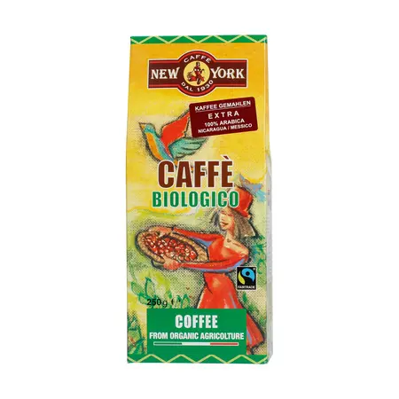 Caff? macinato + New York + Caffè biologico macinato 250 g