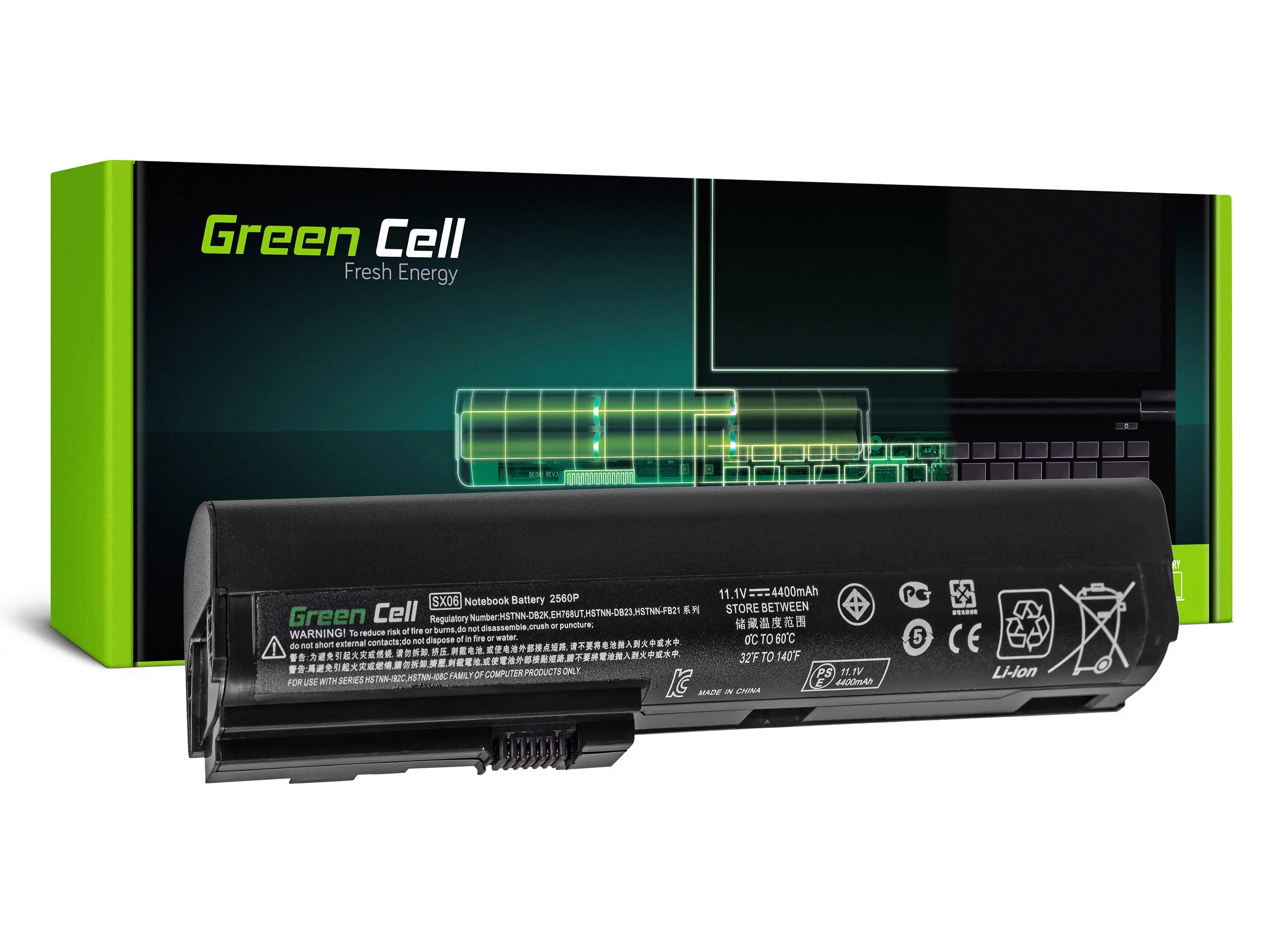 Batterier til bærbare datamaskiner + GREENCELL + HP61