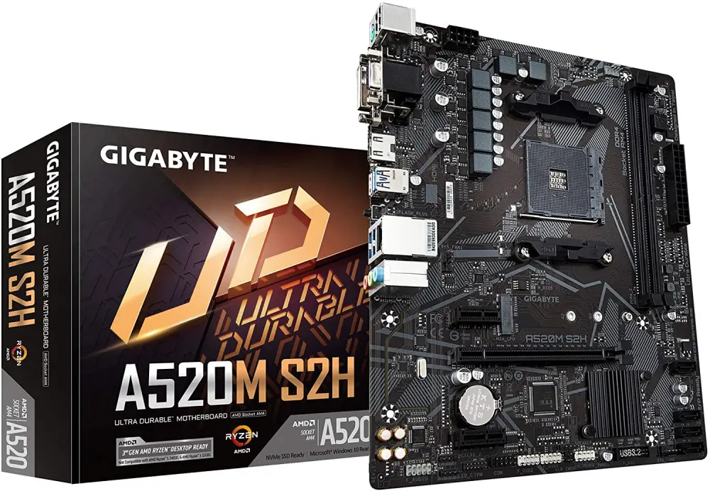 Moederborden + GigaByte + A520M S2H