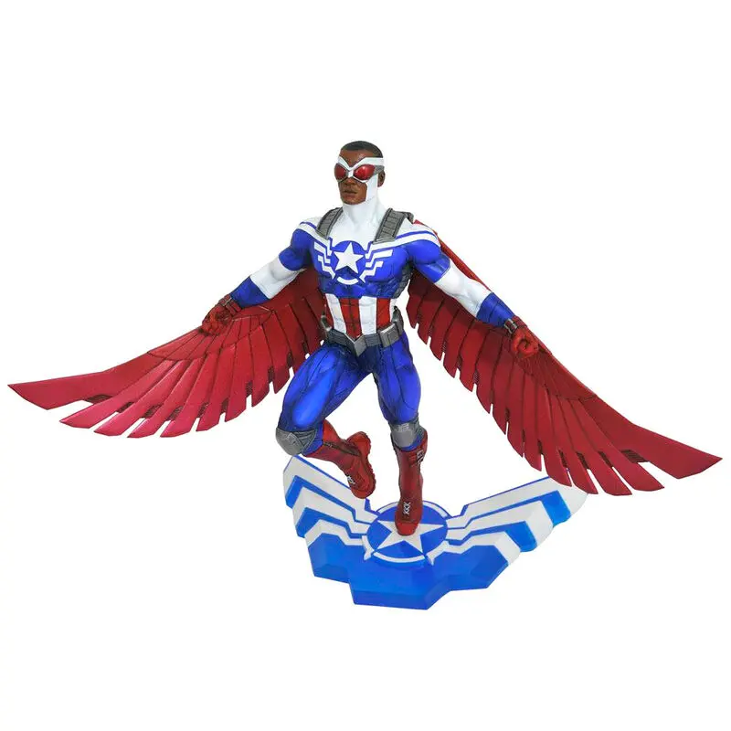 Blocs et puzzles | Casse-tête - Marvel Kapitan Ameryka Sam Wilson statua dioramy 25cm