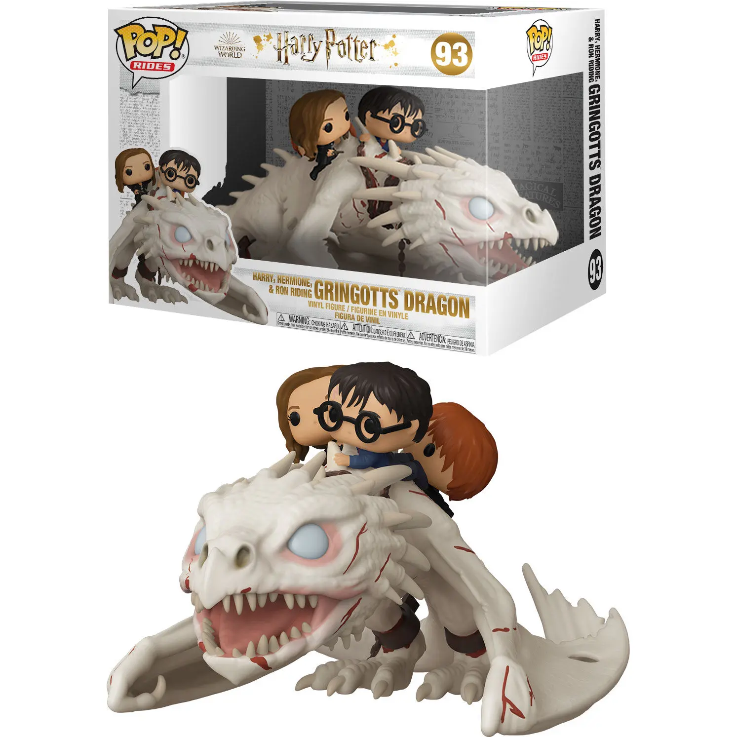 Toys | Figures - FUNKO POP RIDES: HARRY POTTER - DRAGON W/ HARRY. RON. & HERMIONE