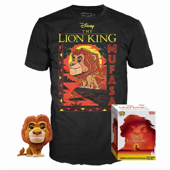 Rotaļlietas | Figurki - Zestaw POP figurka i koszulka Disney Król Lew Mufasa