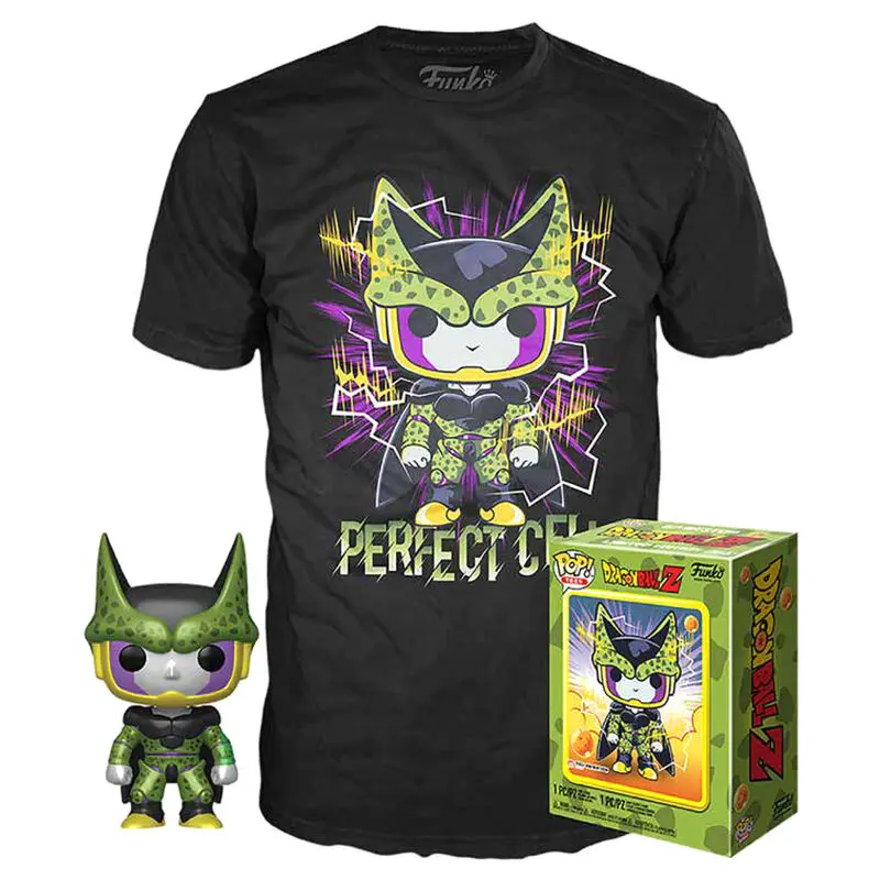 Rotaļlietas | Figurki - Zestaw figurka i koszulka POP Dragon Ball Z Perfect Cell