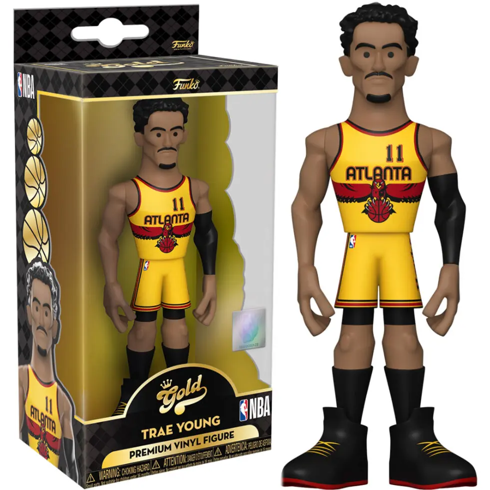 Igrače | Figurice - Złota figurka winylowa NBA Trae Young