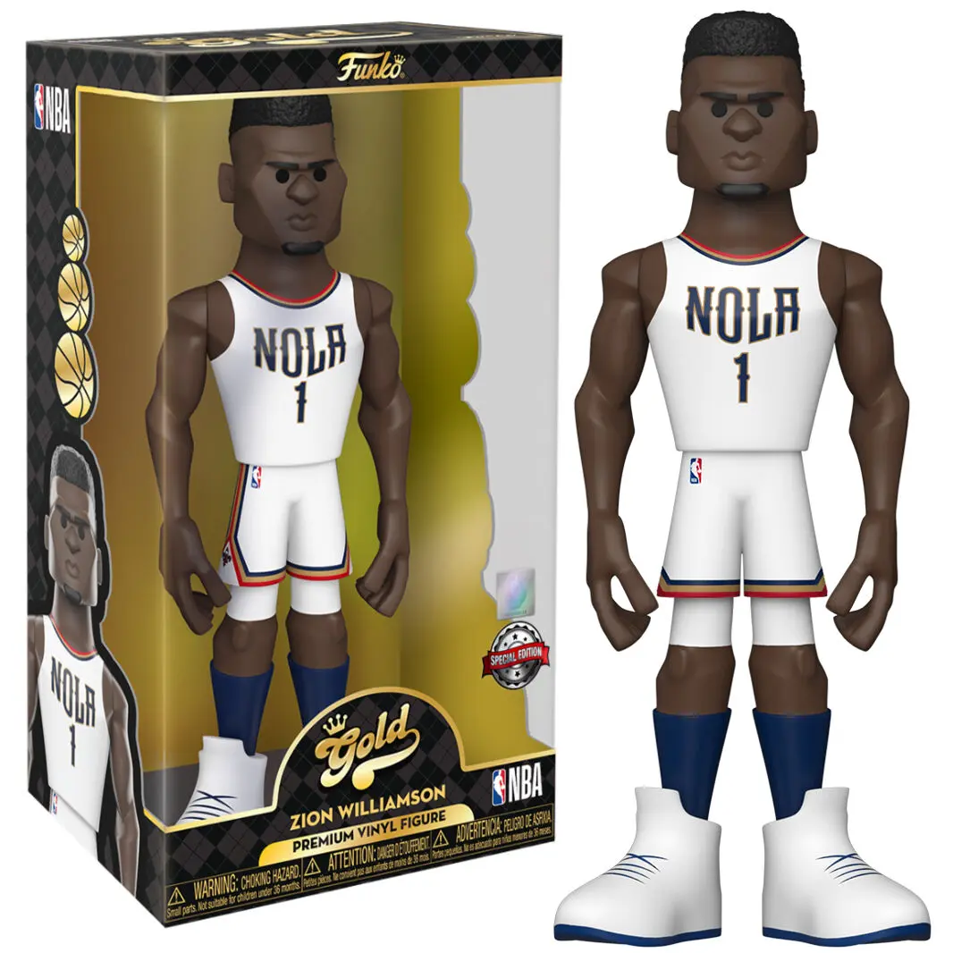 Leker | Figurki - FUNKO GOLD 12" NBA: PELICANS - ZION WILLIAMSON(HOMEUNI)