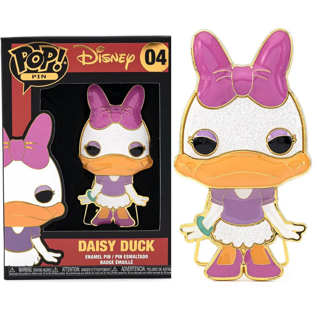 Igrače | Figurice - Disney Daisy duża emaliowana szpilka POP 10cm