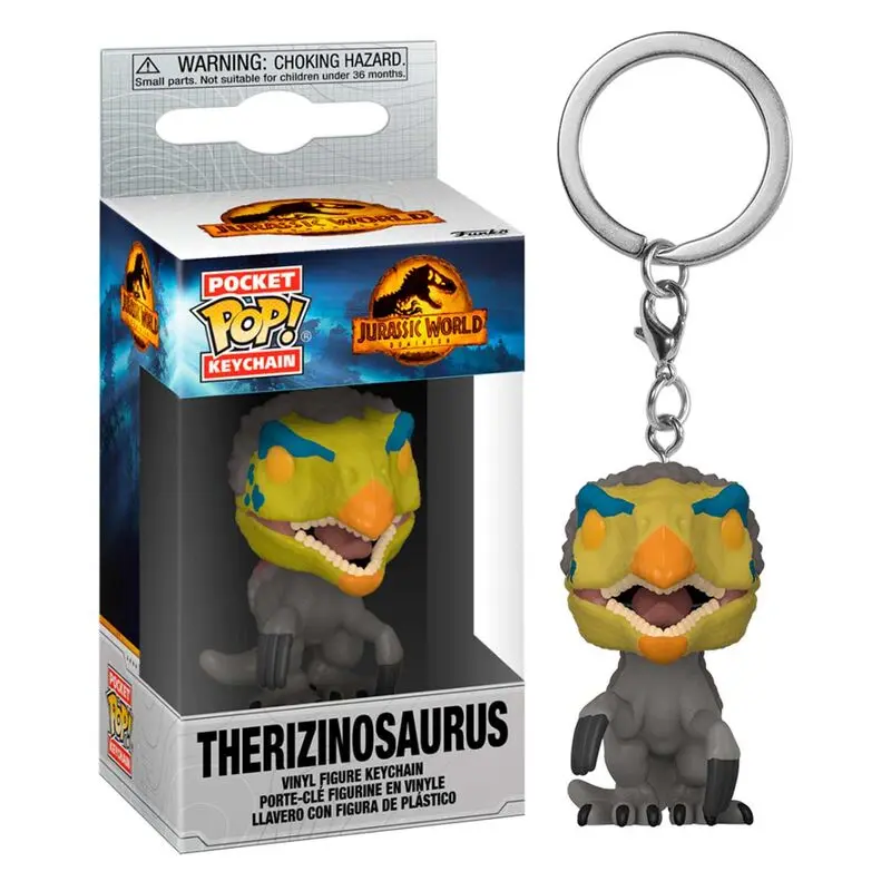 Igrače | Figurice - Kieszonkowy brelok POP Jurassic World 3 Therizinosaurus
