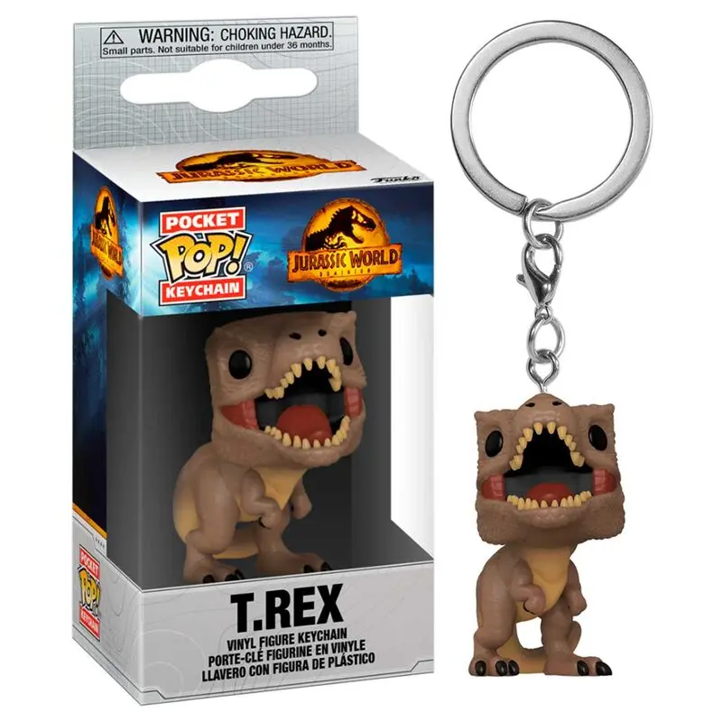 Rotaļlietas | Figurki - Kieszonkowy brelok POP Jurassic World 3 T-Rex
