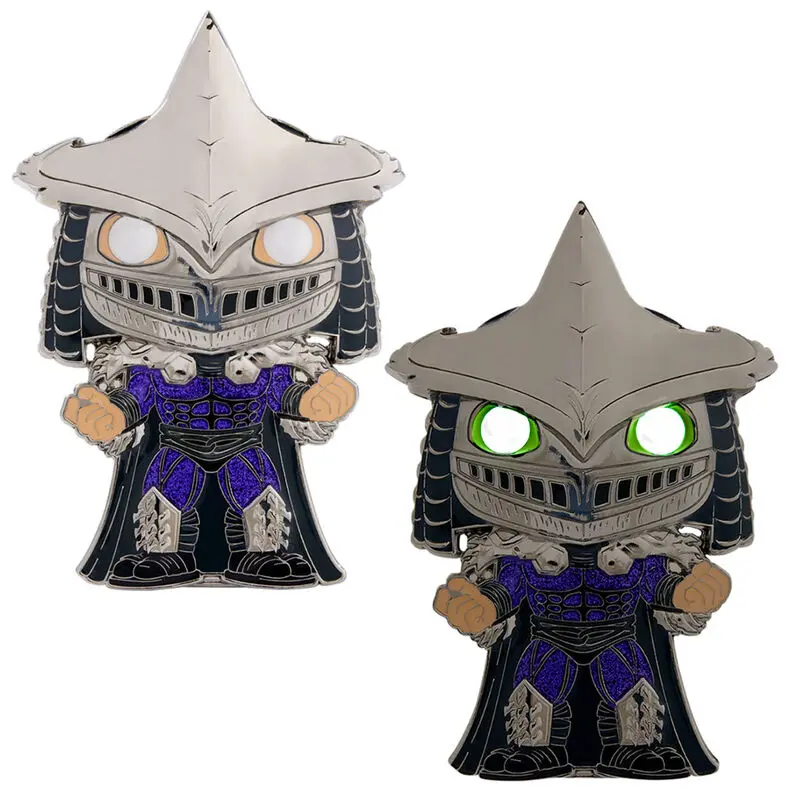 Іграшки | Фігурки - Pakiet 12 POP Pin Teenage Mutant Ninja Turtles Super Shredder 10 cm 11 + 1 pościg