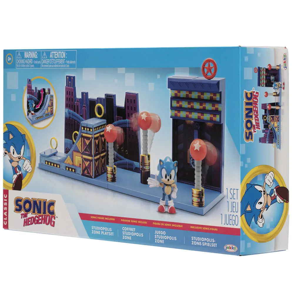 Rotaļlietas | Figurki - Zestaw zabaw Sonic The Hedgehog Studiopolis Strefa 6cm