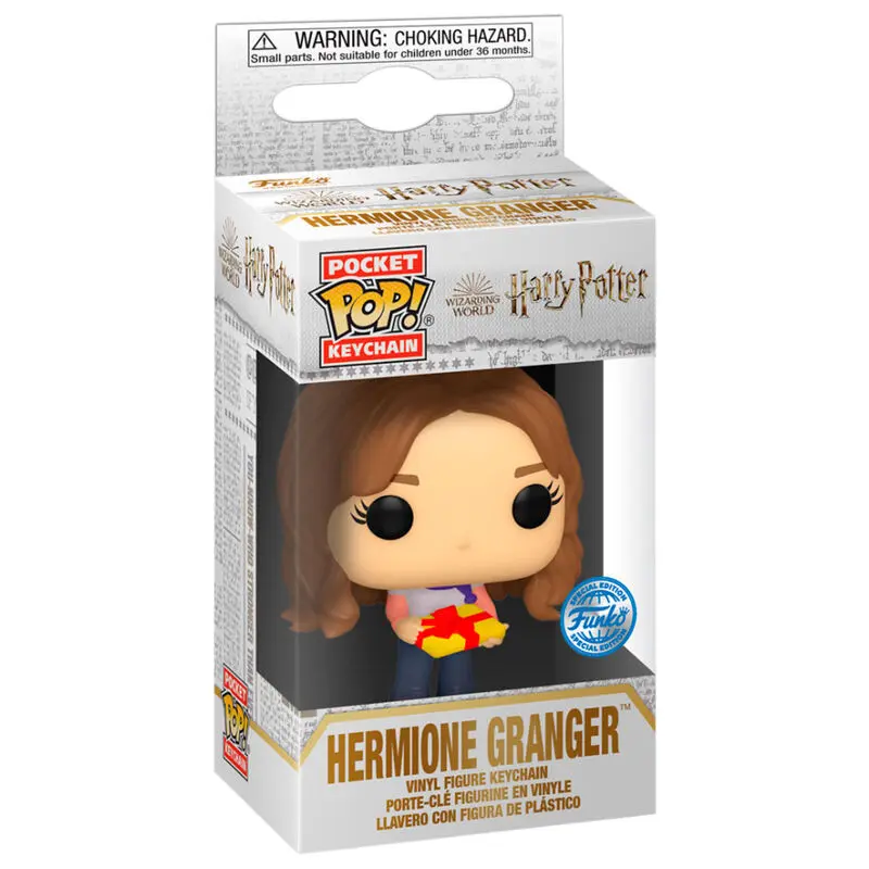 Spielzeug | Figurki - POP Harry Potter Holiday Hermine Exklusiver Taschen-Schlüsselanhänger