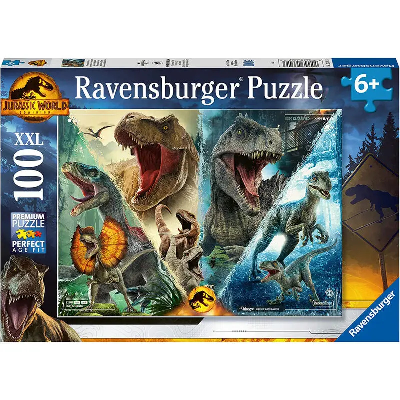 Блоки та пазли | Головоломка - Puzzle 100 Jurassic World Dominion XXL