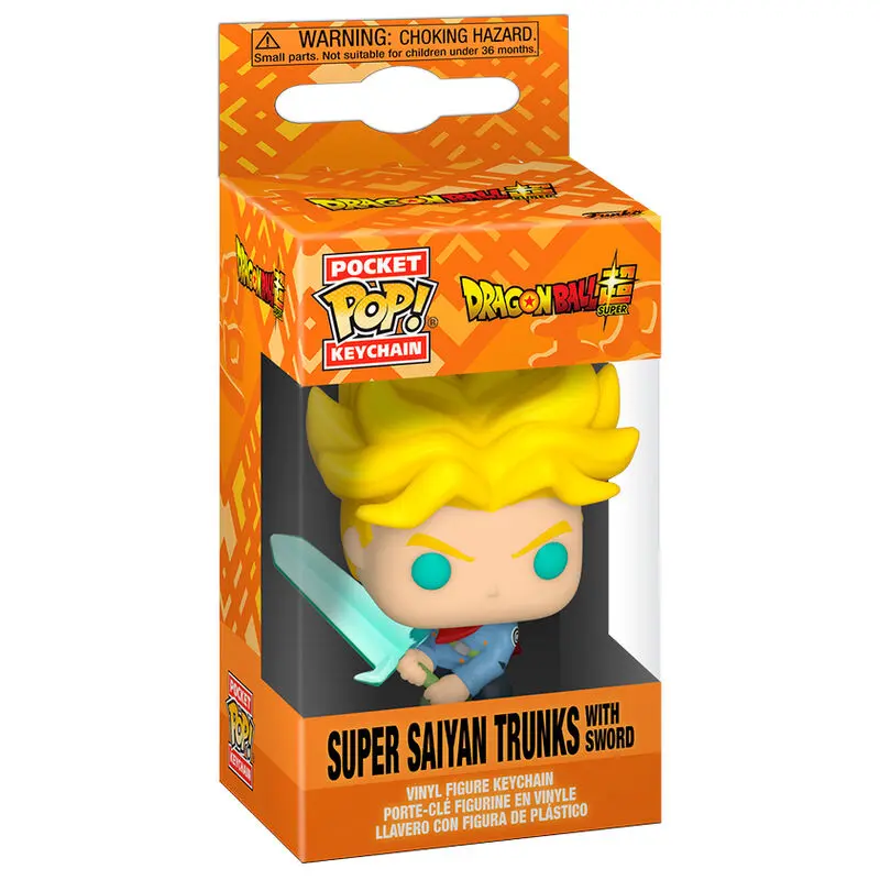 Rotaļlietas | Figurki - Kieszonkowy brelok POP Dragon Ball Super Saiyan kufry z mieczem