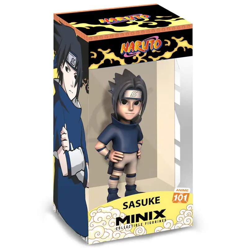 Lelut | Autot ja ajoneuvot - Naruto Shippuden Sasuke Uchiha Minix figurka 12cm