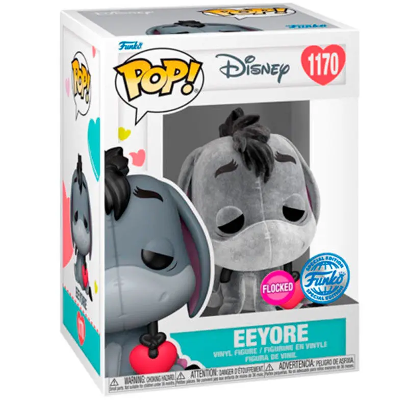 Παιχνίδια | Figurki - FUNKO POP! Vinyl Figure: Disney: Winnie the Pooh - Eeyore (w/ Heart) (Flocked)