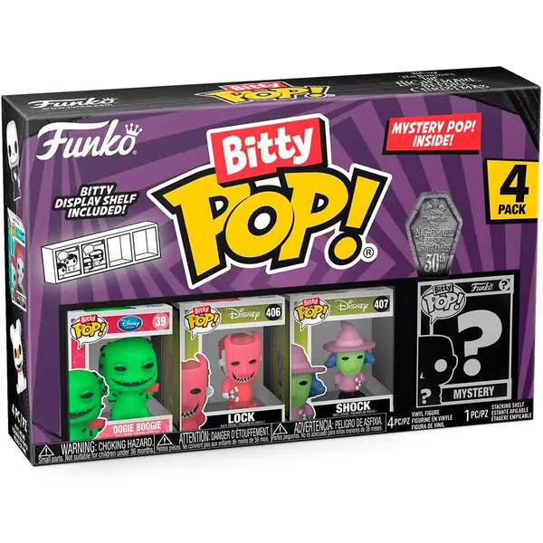 Toys | Figures - Blister 4 figures Bitty POP Disney Nightmare Before Christmas Oogie Boogie