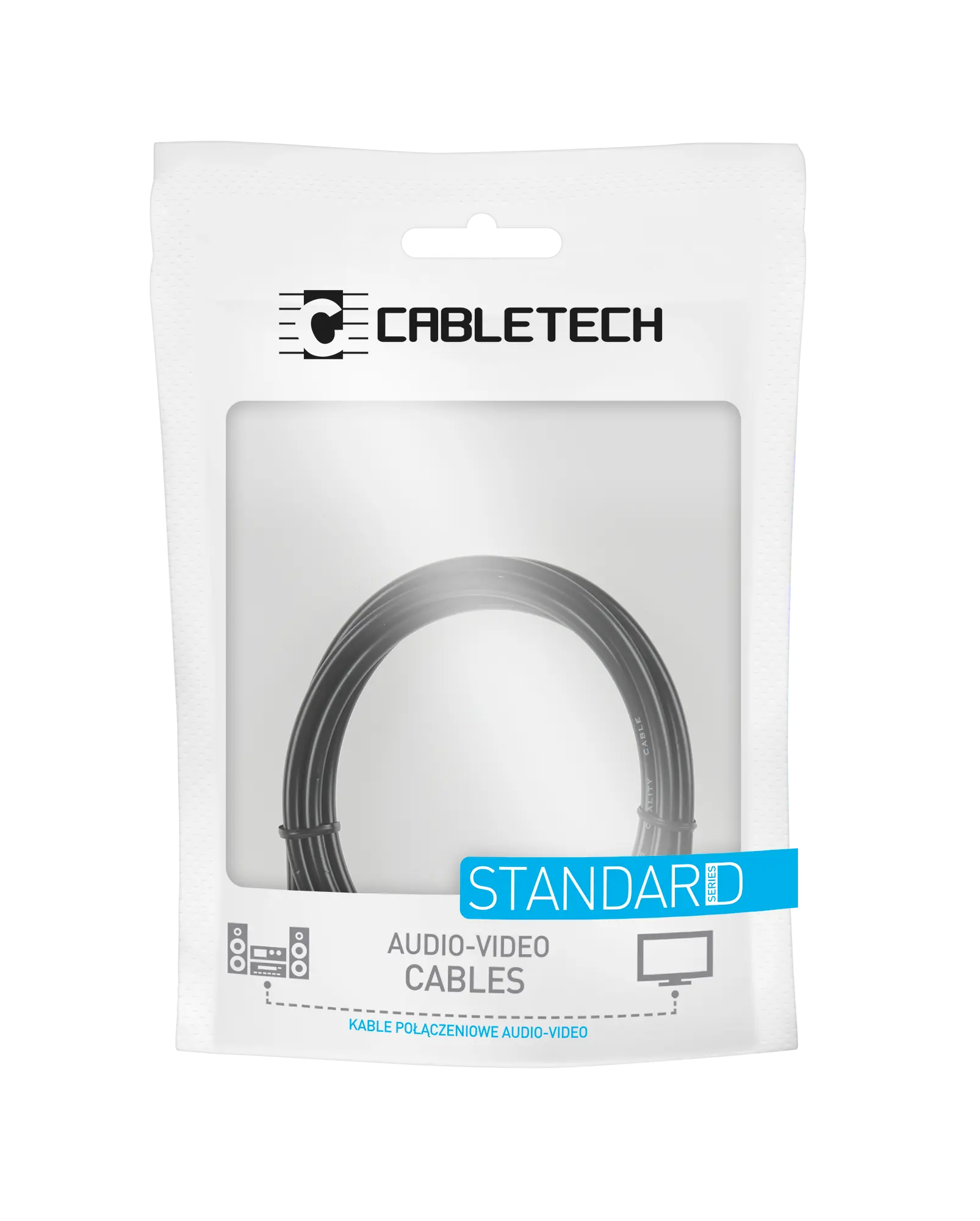 Overvåking | AV-kabler - Kabel JACK 3.5 wtyk-wtyk 10m Cabletech standard