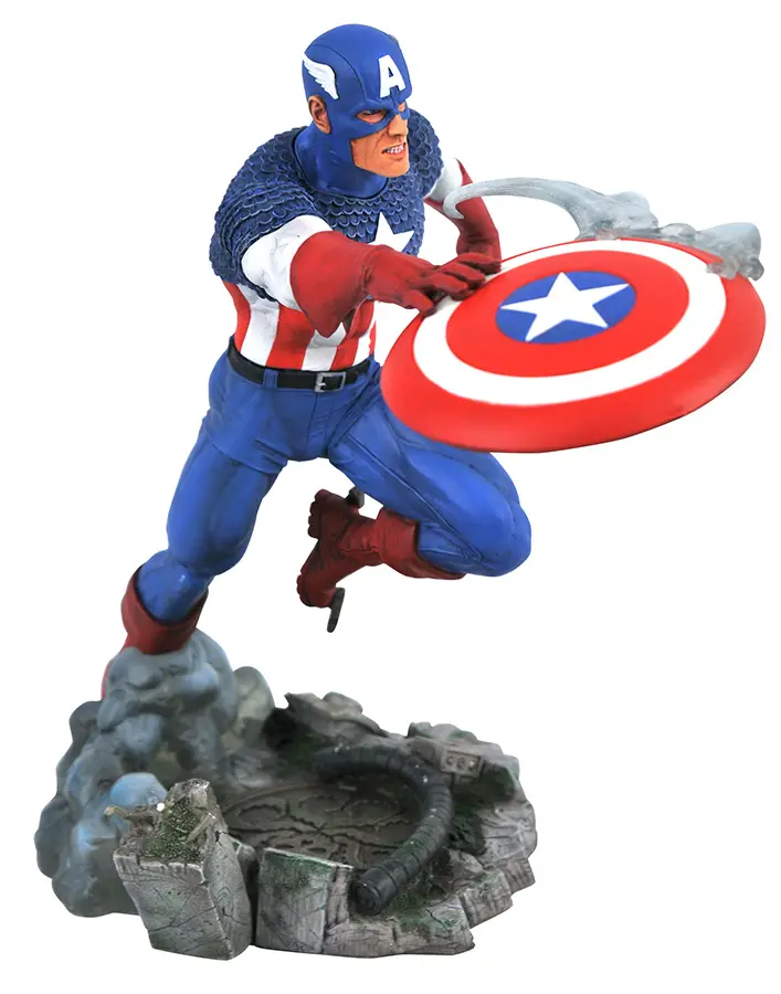 Rotaļlietas | Figurki - Marvel Comic Gallery Statua Kapitana Ameryki 25cm