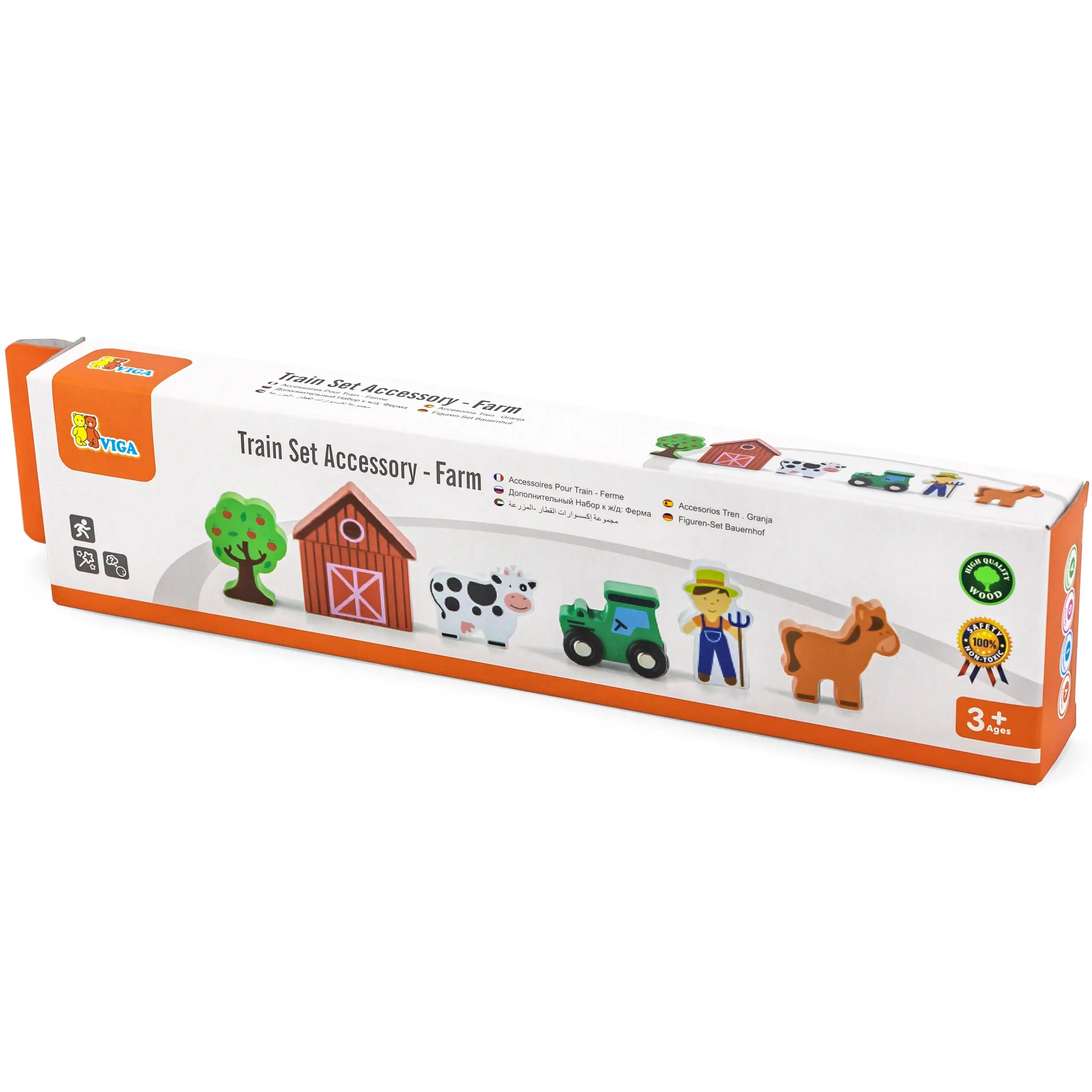 Klosser og puslespill | Puslespill - Viga 50812 Figurki - farma