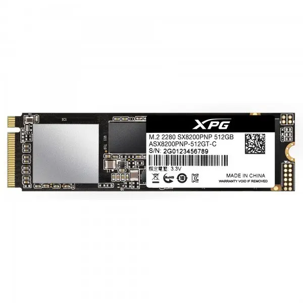 Solid State-schijven + ADATA + ASX8200PNP-512GT-C